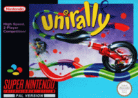 Unirally PAL Super Nintendo PAL box art